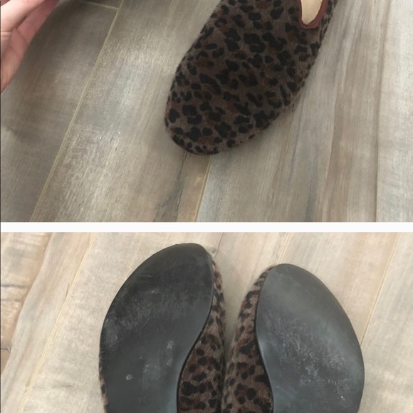 Smythe & Digby leopard print slip on loafers - Picture 3 of 3